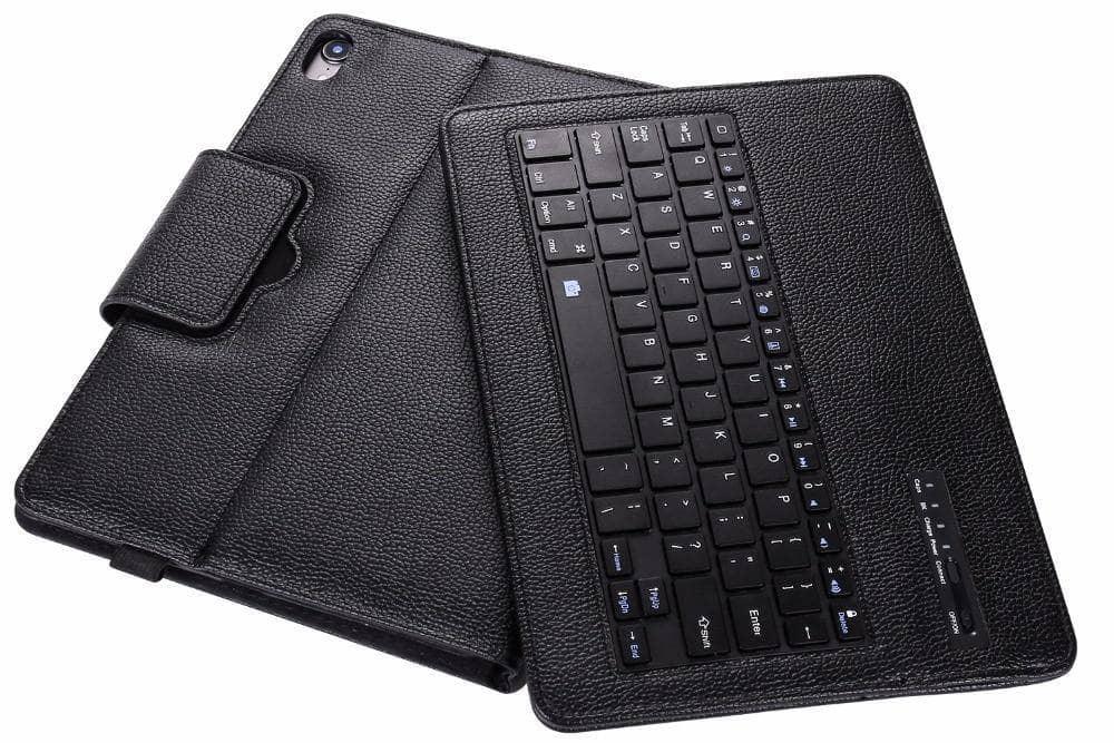 Wireless Bluetooth Keyboard Case for iPad Pro 11 (2018 Model A1980) - Detachable Leather Cover with Backlit Keys | Perfect for Office Work, Travel & Home Use