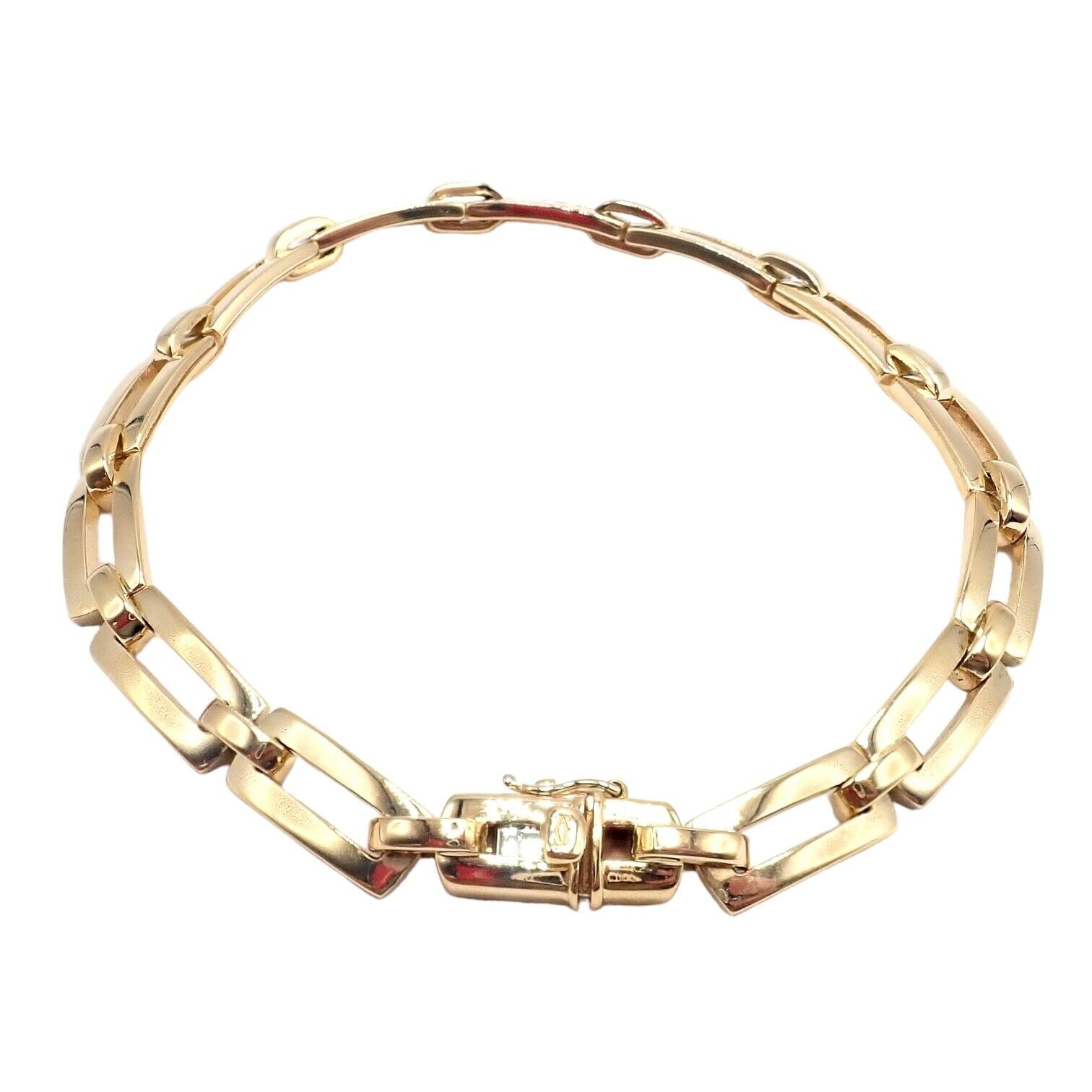 Authentic Cartier Vintage 18K Yellow Gold Link Bracelet 1993 - Luxury Jewelry for Women, Perfect for Parties, Weddings & Special Occasions