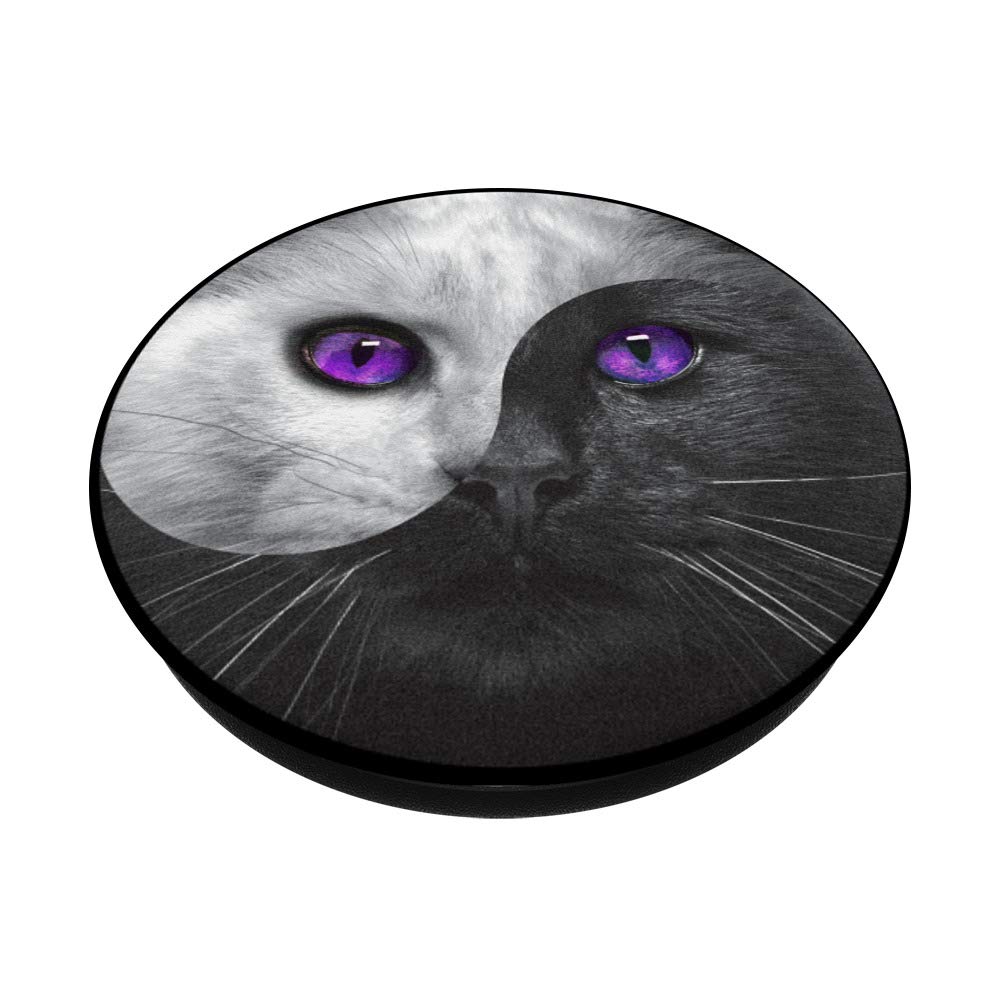 Yin-Yang Kitten Cat Plush Toy - Soft & Cute Stuffed Animal for Kids & Adults - Perfect for Home Decor, Gifts, and Cuddling