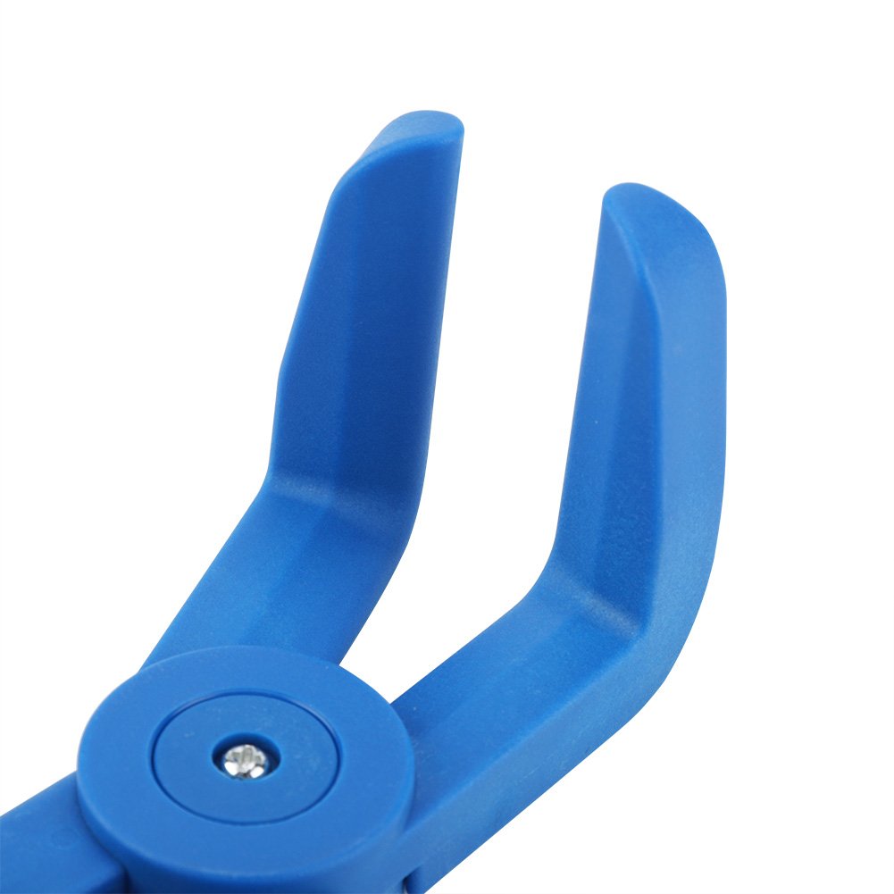 Flexible Hose Clamp Pliers 3-Piece Set - Fuel, Water & Brake Line Tool Kit (Blue) for Auto Repair