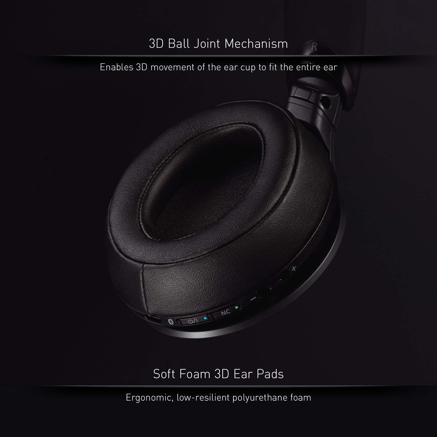 Technics Premium Hi-Res Wireless Bluetooth Stereo Headphones with 40mm Dynamic Drivers, ANC, Ambient Sound Mode & Auto Pause - EAH-F70N-S (Silver) | Perfect for Travel, Commuting & Home Entertainment