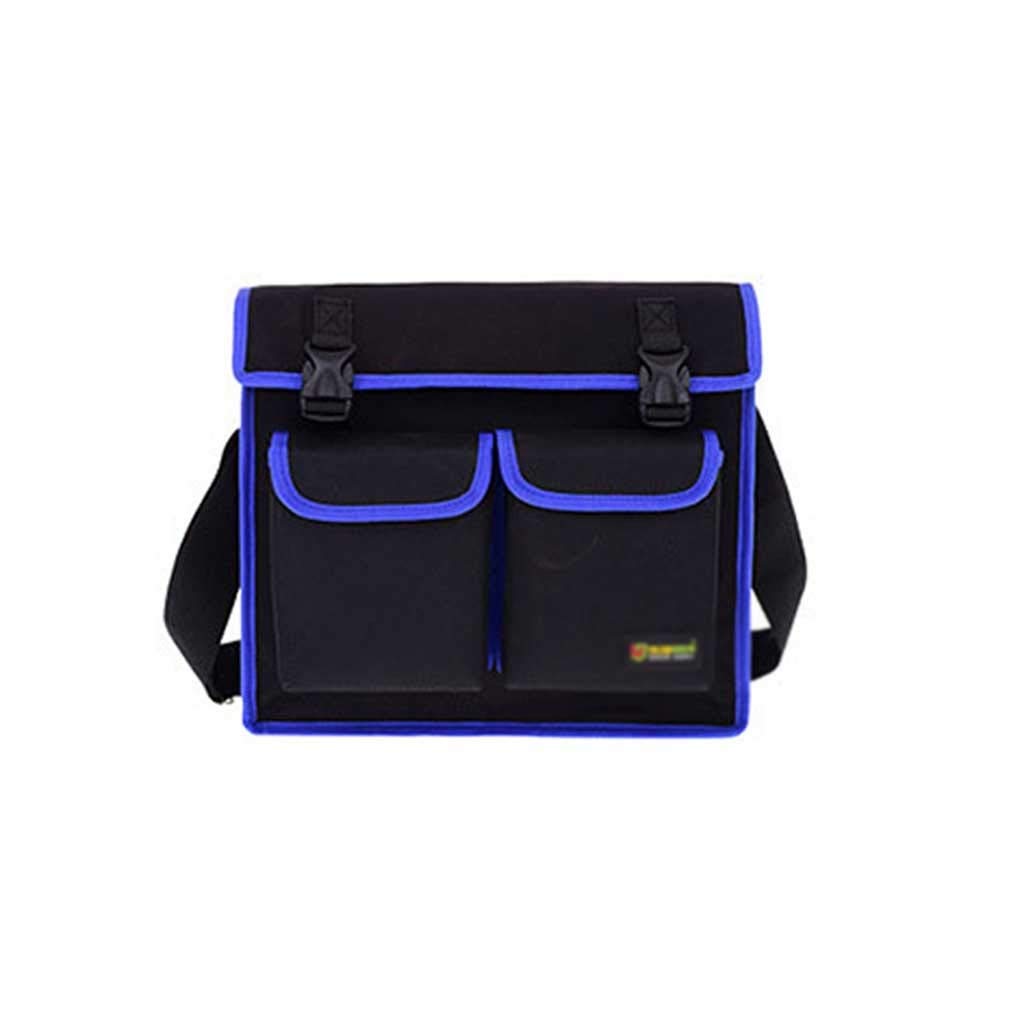 SHYPT Multifunctional Electrician Tool Bag - Waterproof & Durable Oxford Cloth Shoulder Bag with Hardware - Perfect for Electricians, Plumbers & DIY Home Repairs (Color: C)