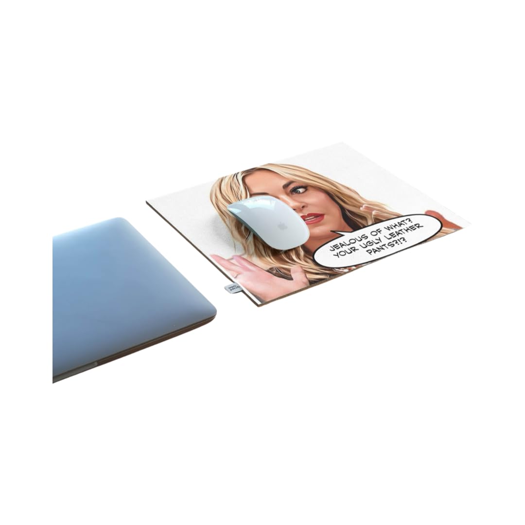 Real Housewives of Beverly Hills Themed Mouse Pad - Non-Slip Gaming & Office Desk Mat for Computers, Laptops - Perfect for Fans, Work & Home Office Setup