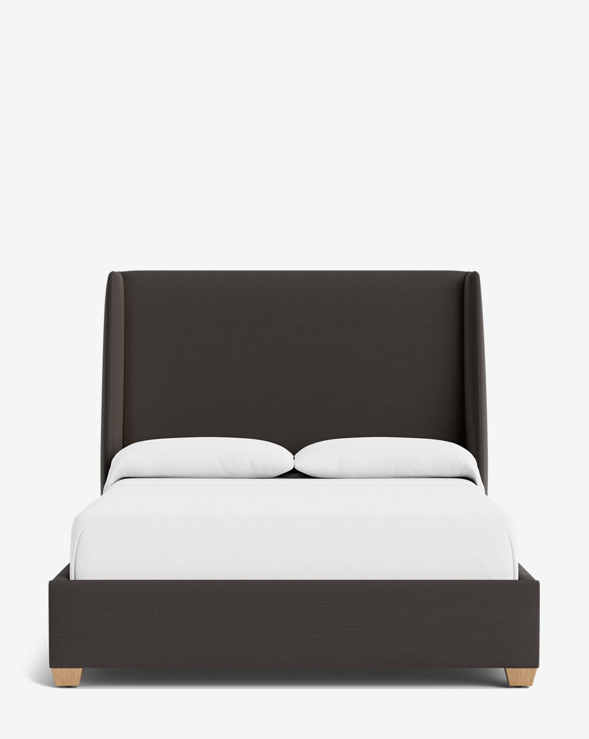 Walt Bed Tall Headboard - Queen Size Upholstered Bed Frame with Adjustable Height - Perfect for Modern Bedroom Decor & Small Spaces