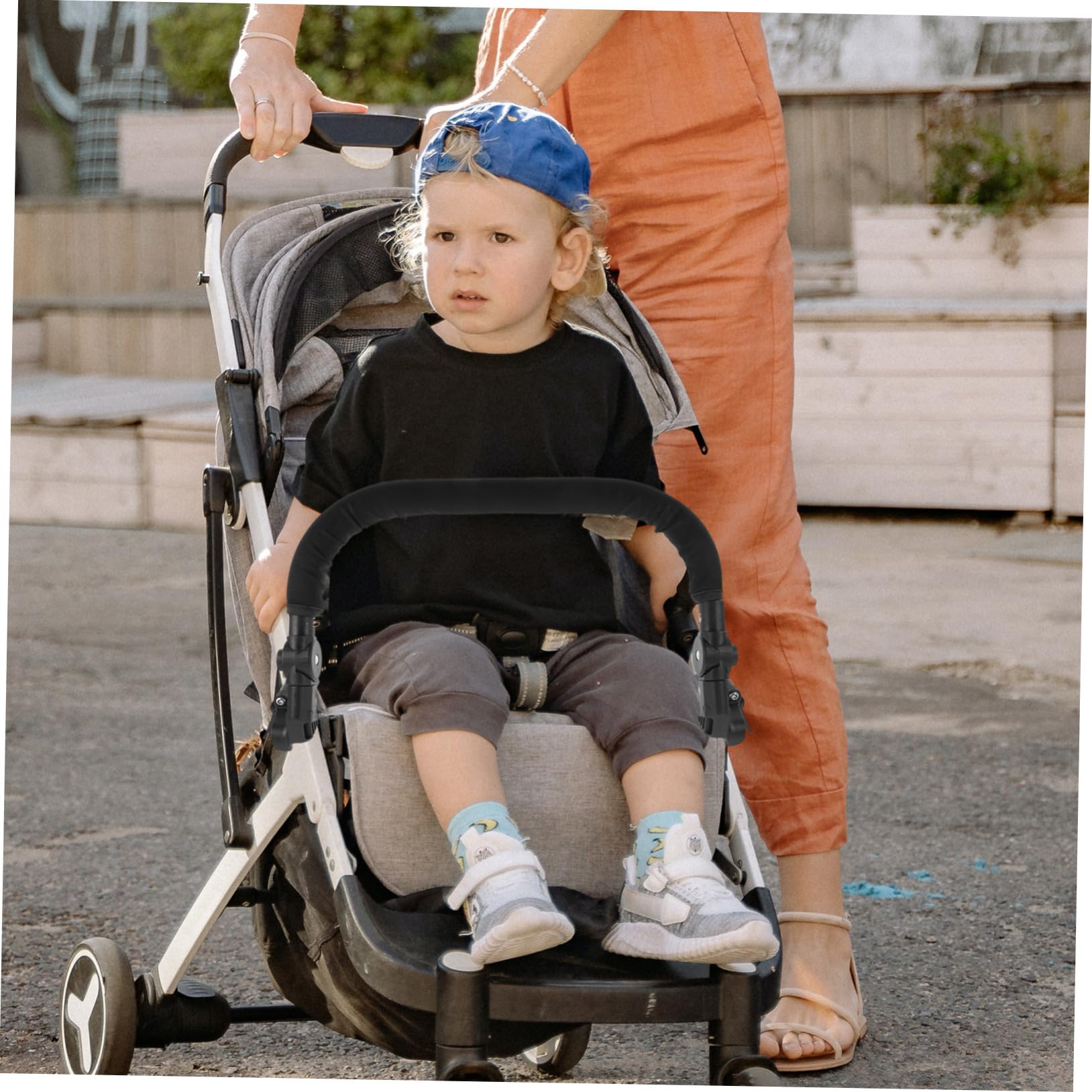 DOITOOL 4-Piece Stroller Accessories Set - Baby Stroller Enclosure & Handlebar Cover for Toddlers & Wheelchair Safety - Perfect for Shopping, Travel & Outdoor Activities