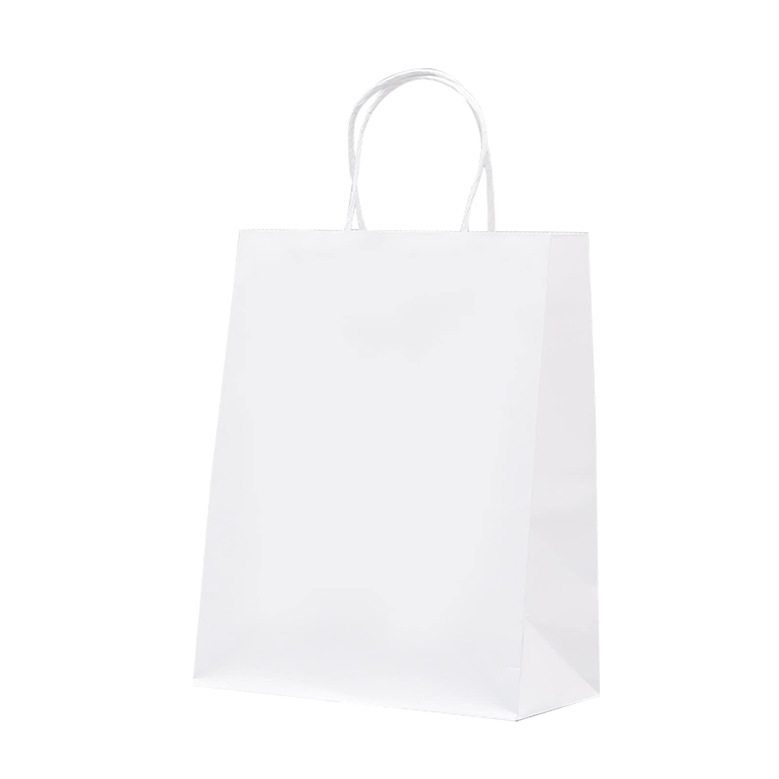 50 Pcs Kraft Paper Bags with Handles - Eco-Friendly Brown Shopping & Gift Bags (10x5x12 Inches) for Restaurants, Takeout, Kids Parties, Holiday Boutique, Retail Stores & Grocery Packaging - Perfect for Gifts, Party Favors & Sustainable Shopping