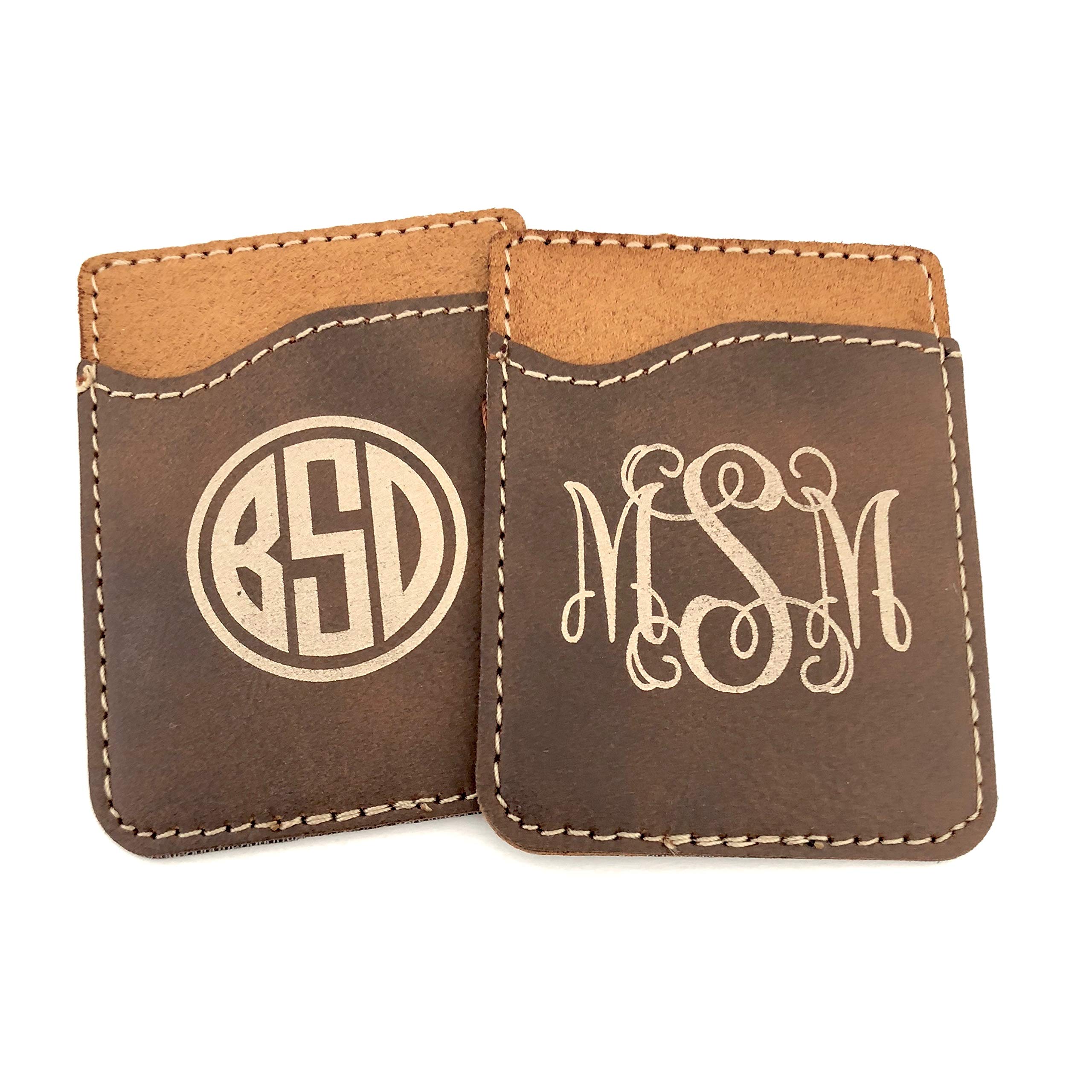 Personalized Stick-On Cell Phone Card Holder - Slim Wallet for Credit Cards & ID - Perfect for Travel, Shopping, and Everyday Use