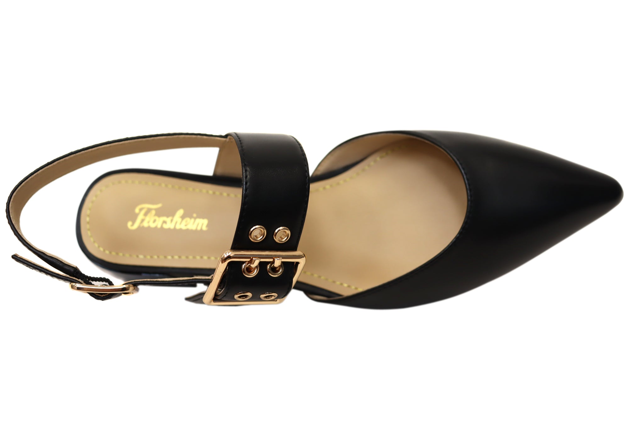 Florsheim Women's Comfortable Leather Amy Pointed Toe Low Heel Pumps - Perfect for Office, Wedding & Professional Occasions