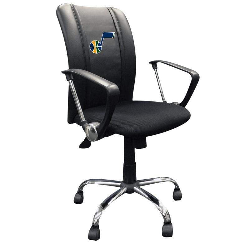 NBA Team Logo Dreamseat Curve Ergonomic Office Chair - Adjustable Height & Lumbar Support for Home, Gaming & Workspace Comfort