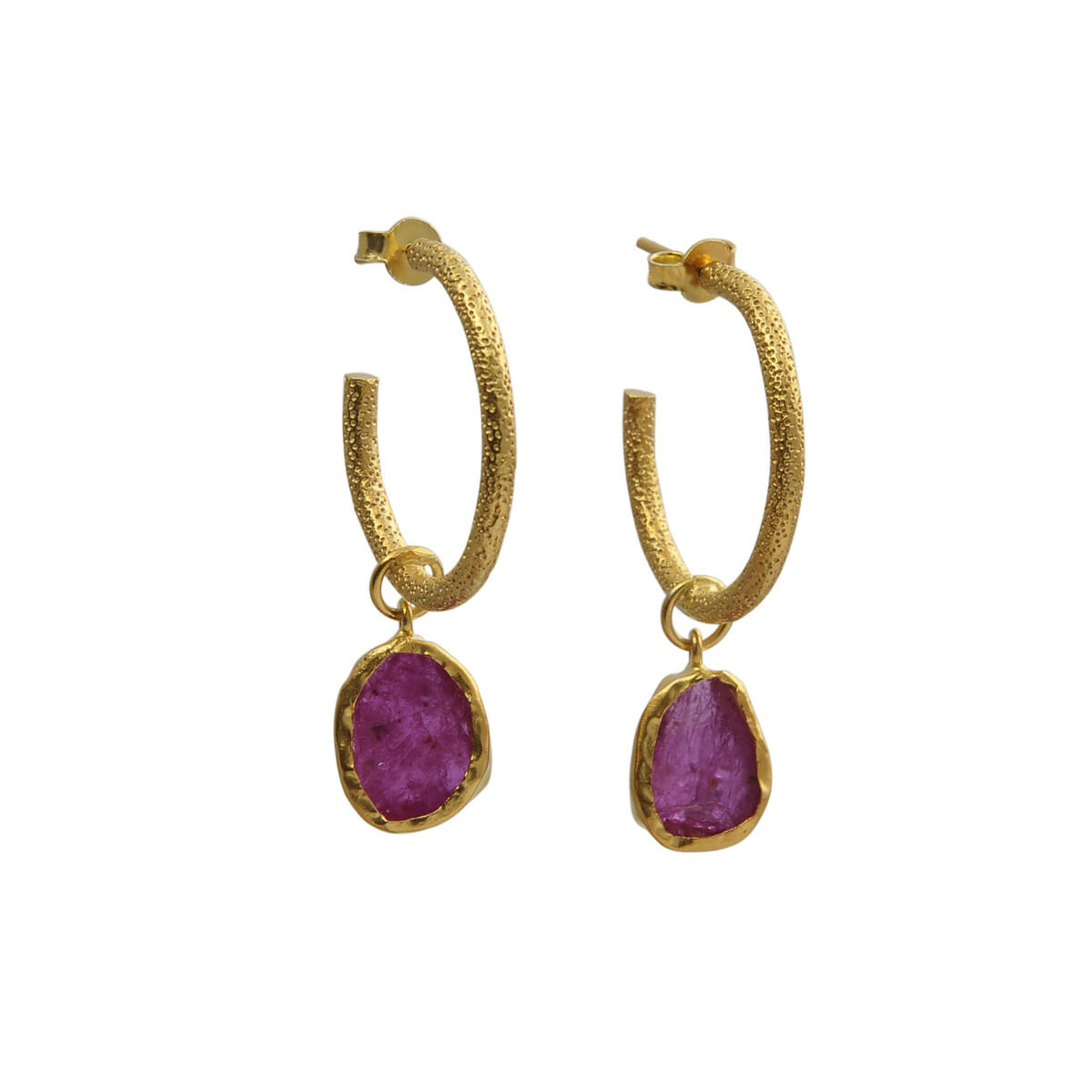 Danglers Gold Hoop Earrings for Women - 14K Gold Plated Trendy Dangle Earrings - Perfect for Parties, Weddings & Everyday Wear