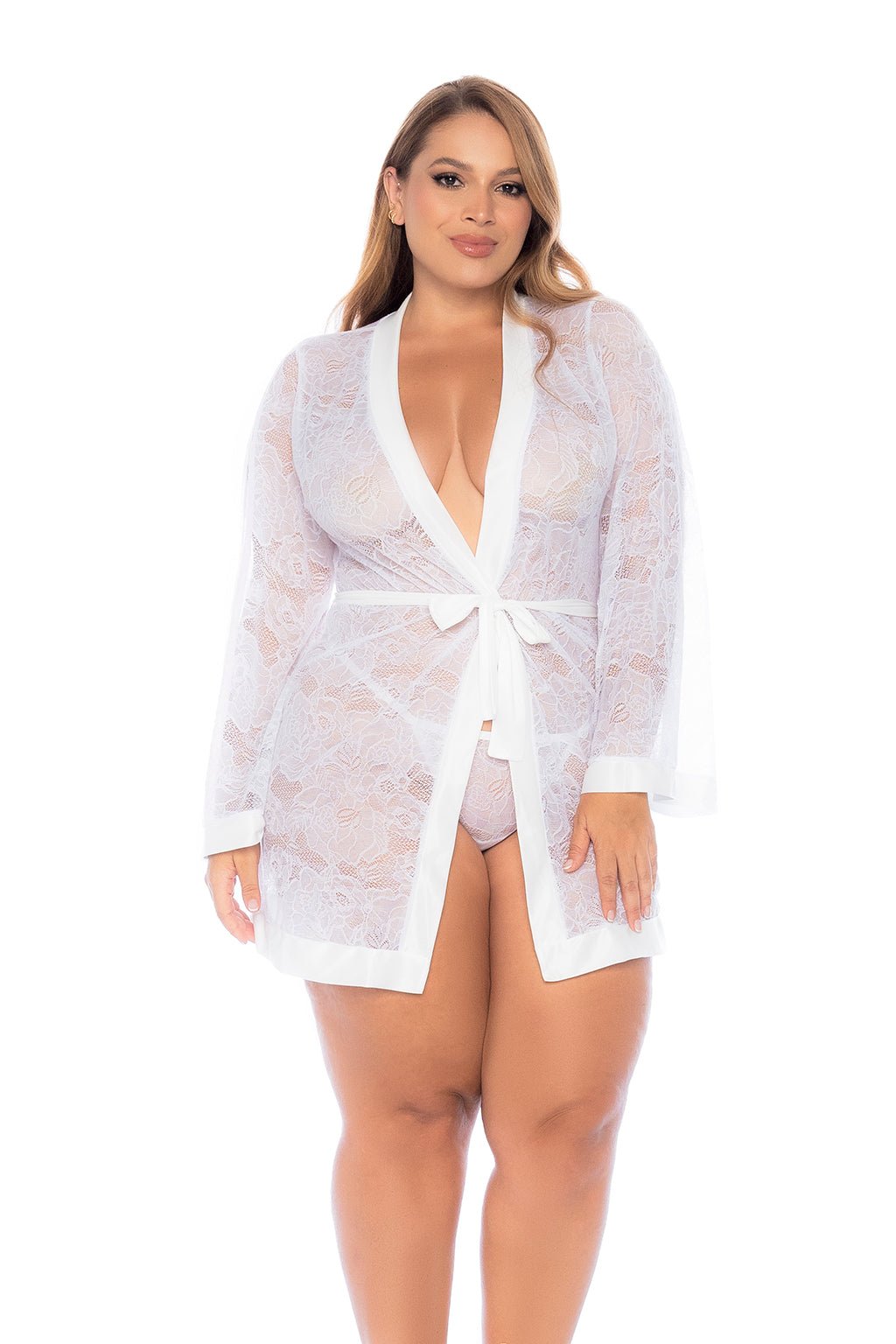 Mapale 7611 Women's Soft Plush Robe - Cozy Bathrobe for Spa, Lounge & Home Relaxation