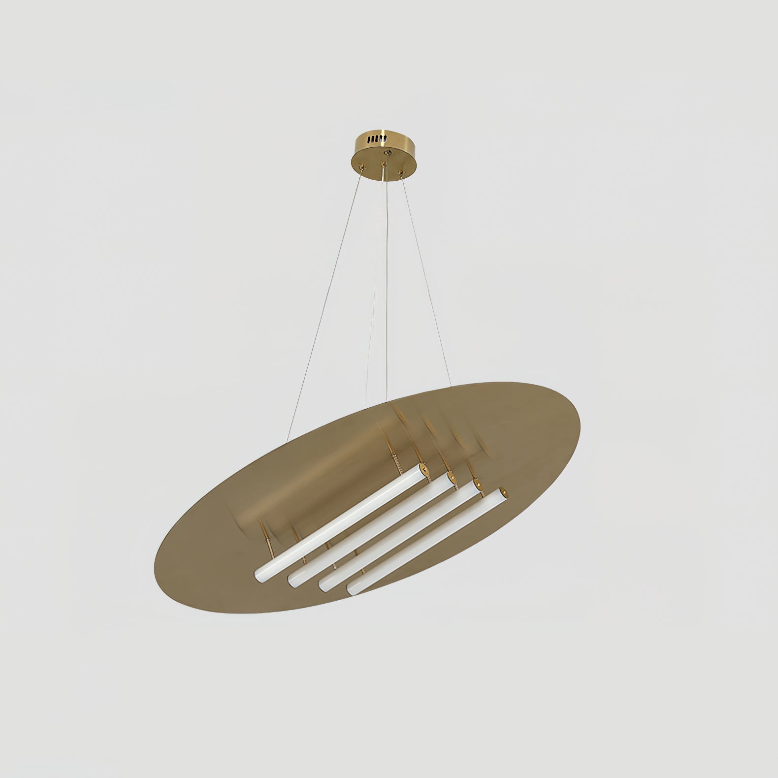 Modern Big Disc Pendant Lamp - Stylish Ceiling Light Fixture for Dining Room, Kitchen Island & Living Room Decor