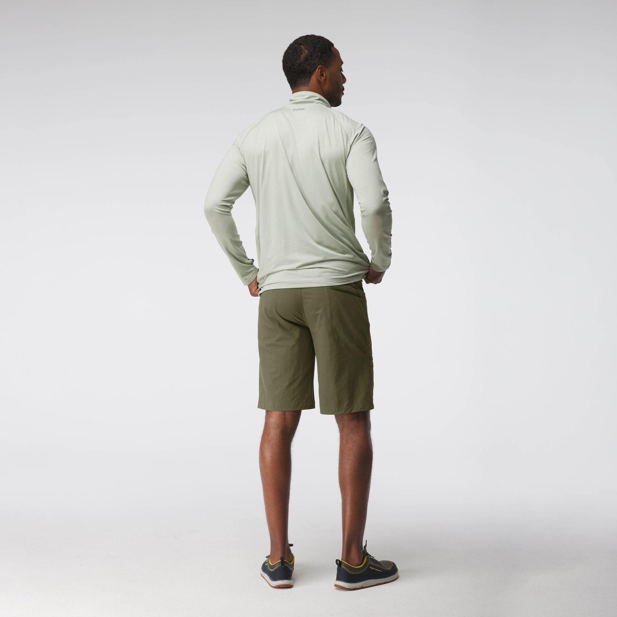 NRS Men's Guide Short - Quick-Dry Hiking & Water Sports Shorts for Outdoor Adventures, Swimming, Kayaking, and Beach Activities