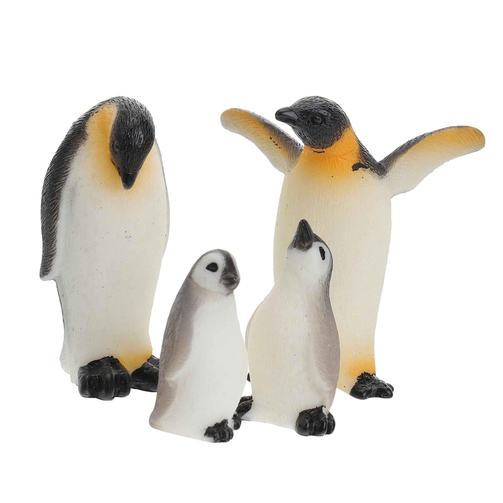 4pcs Mini Penguin Animal Toy Set - Cute Arctic Ocean Figurines for Kids Birthday Gifts, Desktop Decor & Toddler Educational Play | Perfect for Party Favors, School Projects & Office Display
