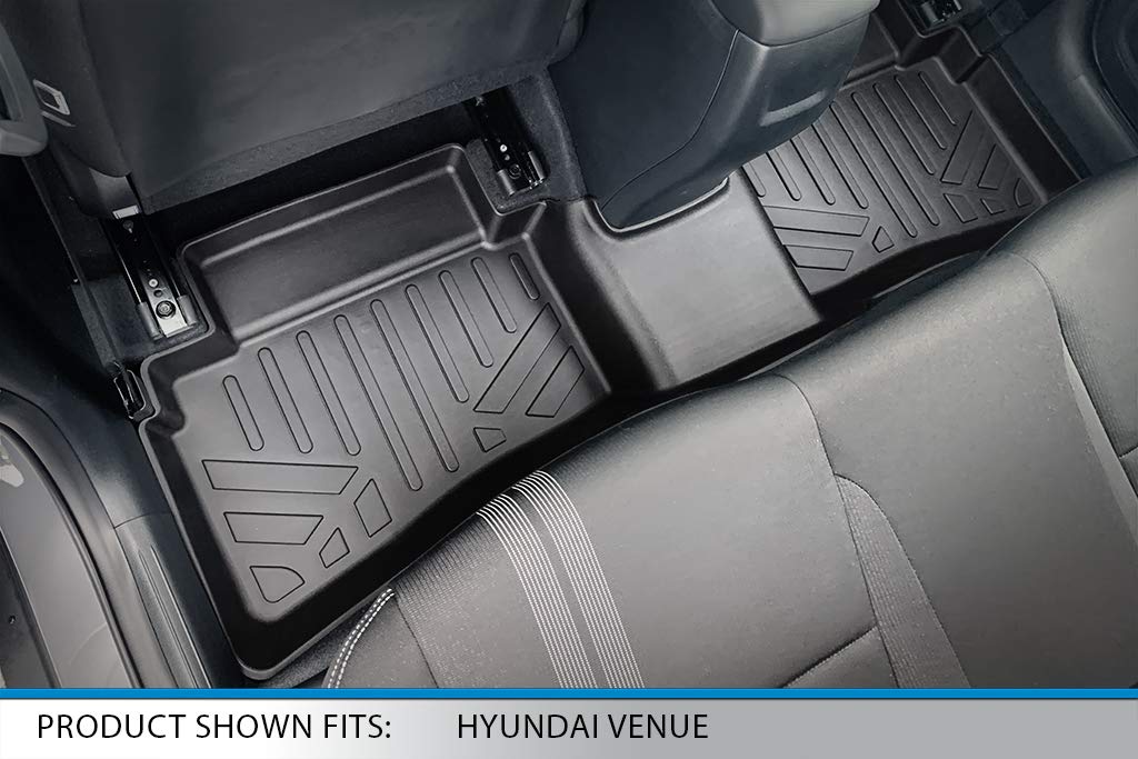 SMARTLINER All-Weather Custom Fit Floor Mats & Cargo Liner Set for 2020-2024 Hyundai Venue | Heavy Duty Protection | Perfect for Road Trips, Commuting & Outdoor Adventures