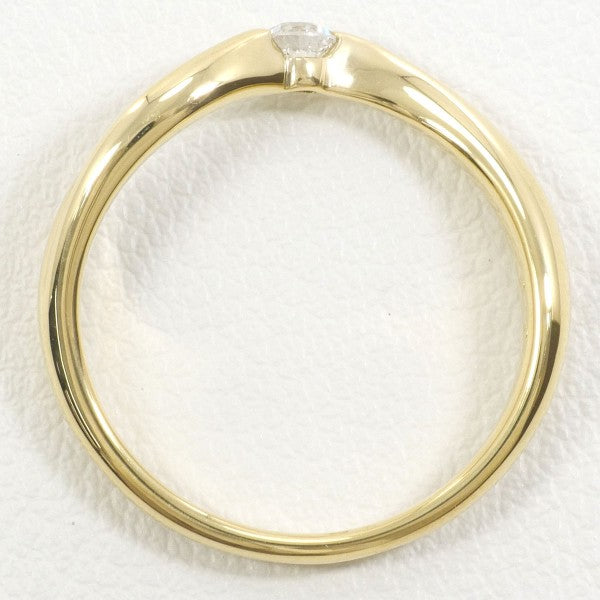 18K Yellow Gold Diamond Ring for Women - Elegant Solitaire Engagement & Wedding Band - Perfect for Proposals, Anniversaries, and Special Occasions