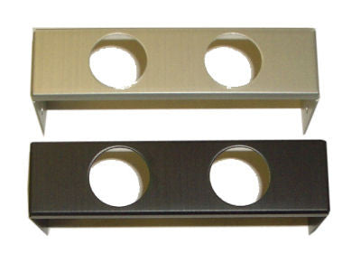 Lian Li 3.5in HDD Drive Bay Cover with Dual Switch Holes - Silver | PC Case Modding & Custom Build Accessory for Enthusiasts
