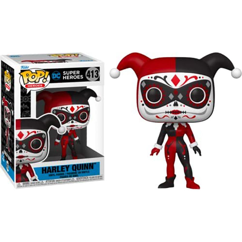 Funko Pop! Harley Quinn 413 DC Super Heroes Vinyl Figure - Collectible Toy for DC Comics Fans, Perfect for Display, Gifts & Home Decor