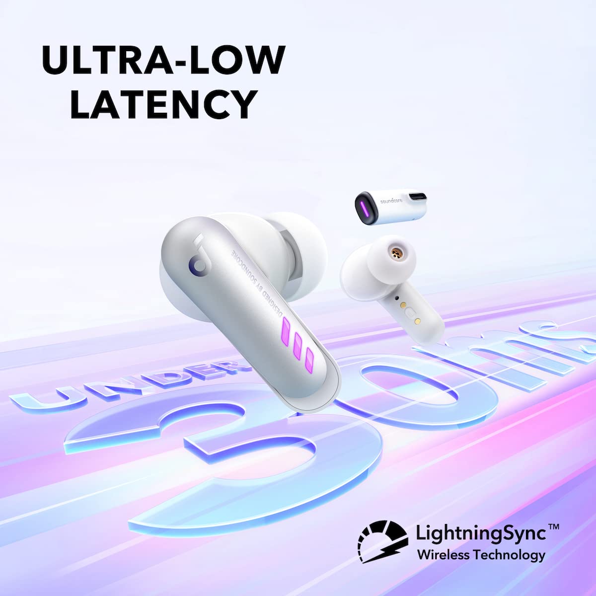 soundcore VR P10 Wireless Gaming Earbuds with USB-C Dongle - Low Latency Bluetooth & 2.4GHz Wireless Earbuds for Meta Quest 2, PS5, PS4, Nintendo Switch & PC - Dual Connection Gaming Headphones for Immersive VR & Console Gaming Experience