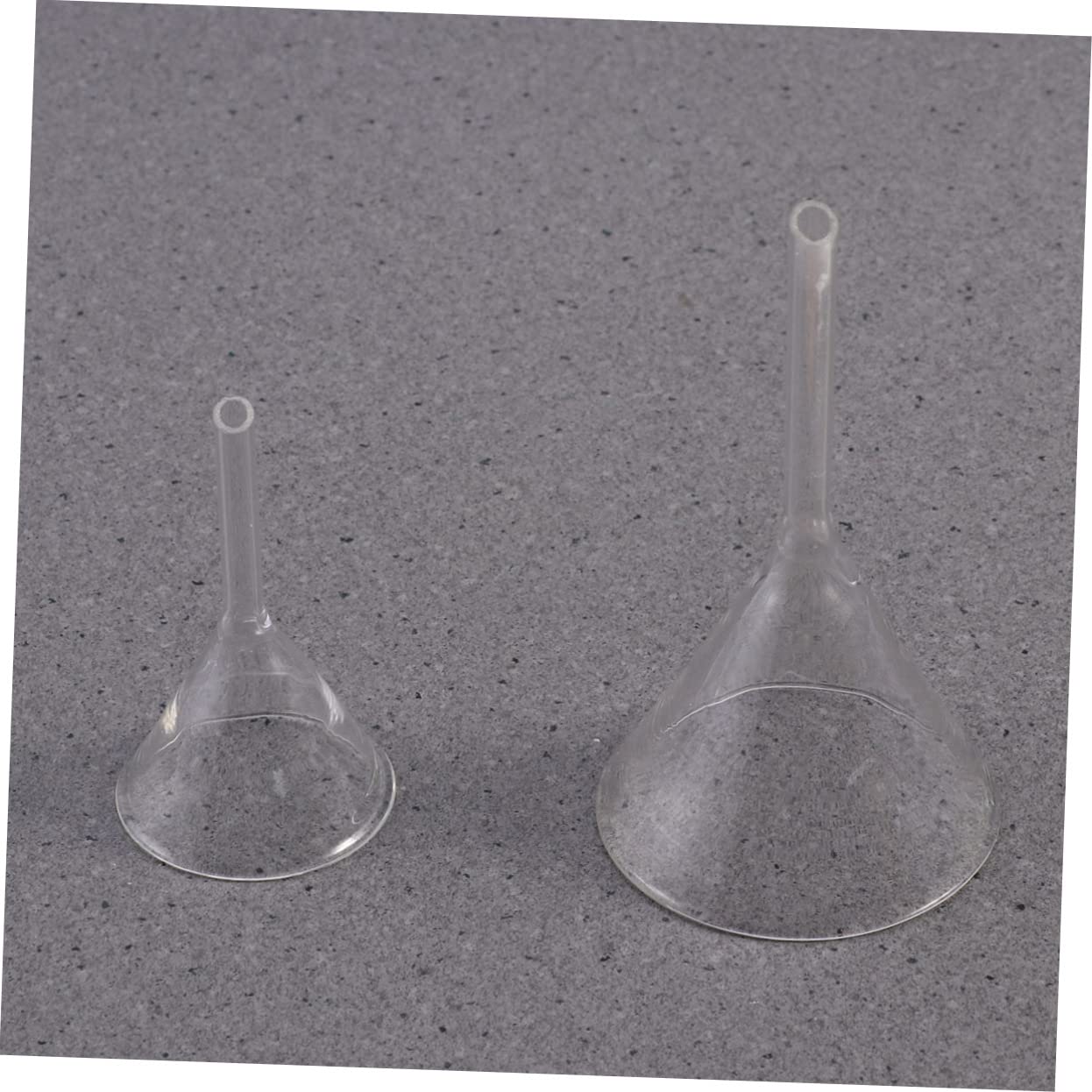 Premium Clear Glass Water Bottle with Stainless Steel Funnel - Chemistry Feeding Funnel for Lab Use, Home Brewing & Outdoor Activities - BPA-Free, Leak-Proof Design for Liquids & Powders