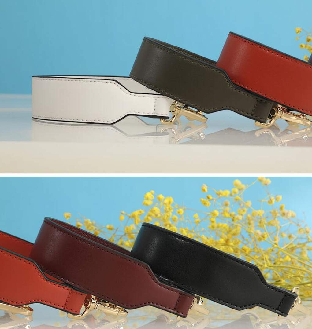 Short Unadjustable PU Leather Replacement Handbag Strap - Shoulder Strap for Purse Bags (Orange Red) | Perfect for Everyday Use, Office & Shopping