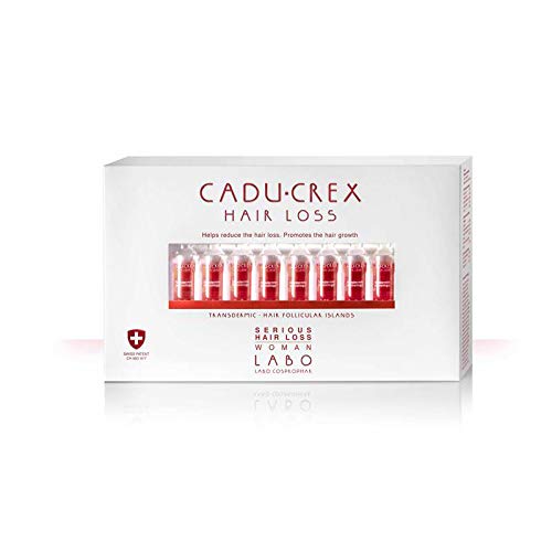 CADUCREX Hair Growth Treatment for Women - 20 Vials of Anti-Hair Loss Serum for Thinning Hair & Scalp Care | Promotes Hair Regrowth & Volume | Perfect for Daily Use at Home or Salon Treatments