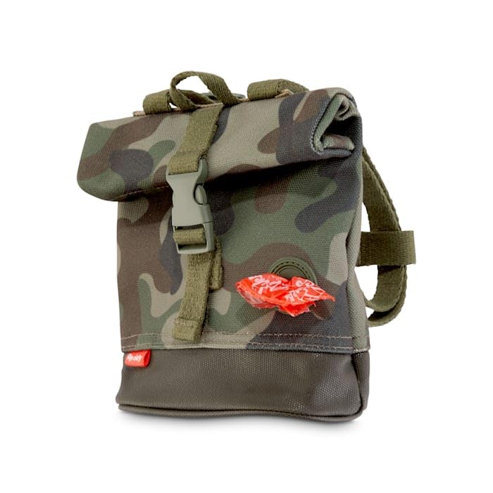 Reddy Camo Canvas Dog Backpack for Small & Medium Dogs - Durable Pet Carrier for Hiking, Travel & Outdoor Adventures