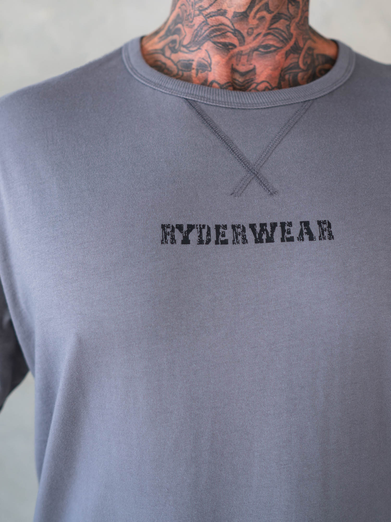 Octane Premium Cotton T-Shirt for Men - Steel Grey | Comfortable Casual Wear for Everyday & Gym