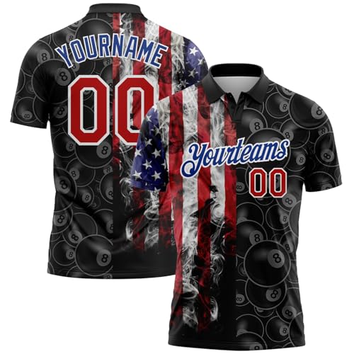Billiard and America Flag-02