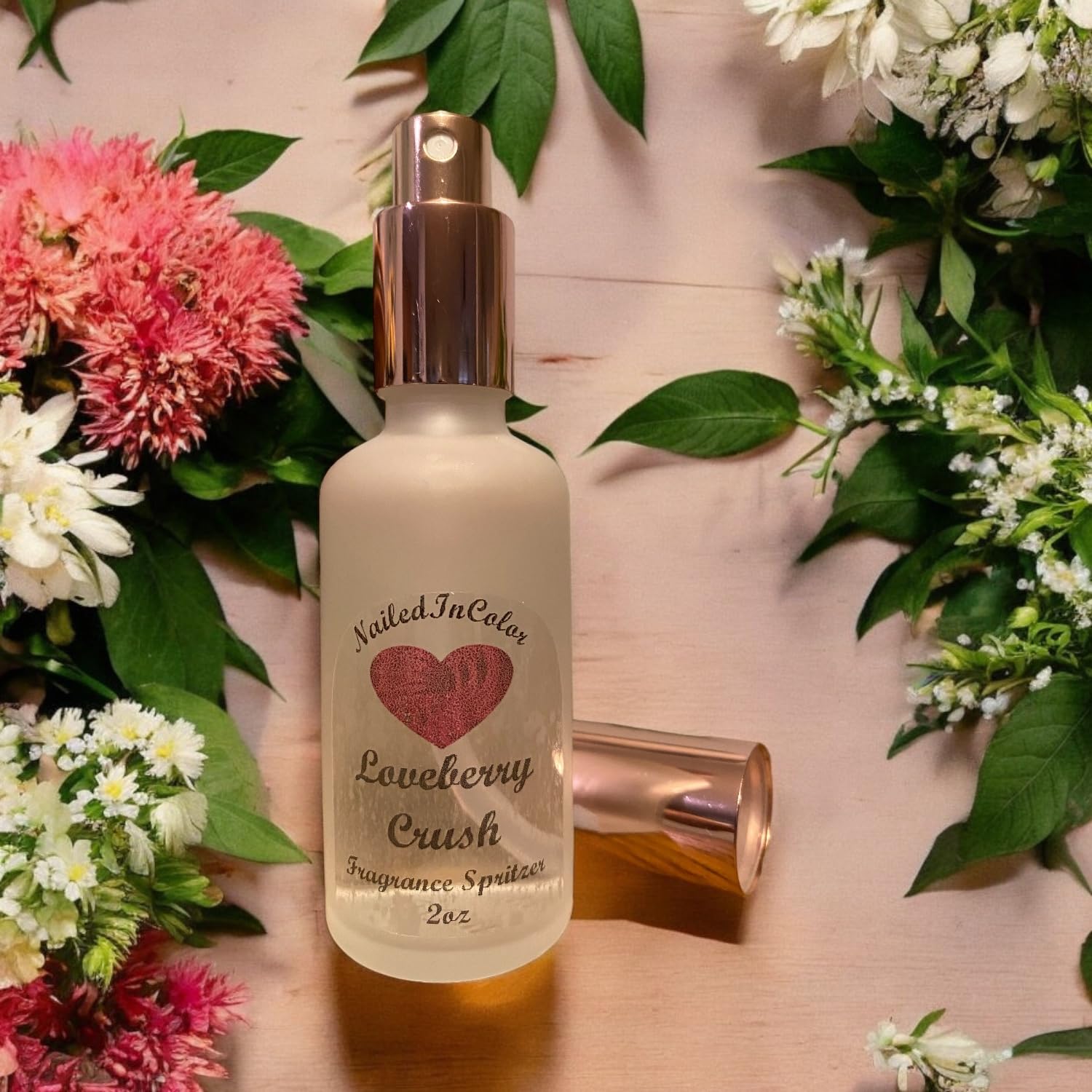 Loveberry Crush Fragrance Oil Body Mist for Women - Long Lasting Scented Body Spray, Room & Linen Freshener - Floral Perfume Mist for Daily Use, Date Night & Special Occasions