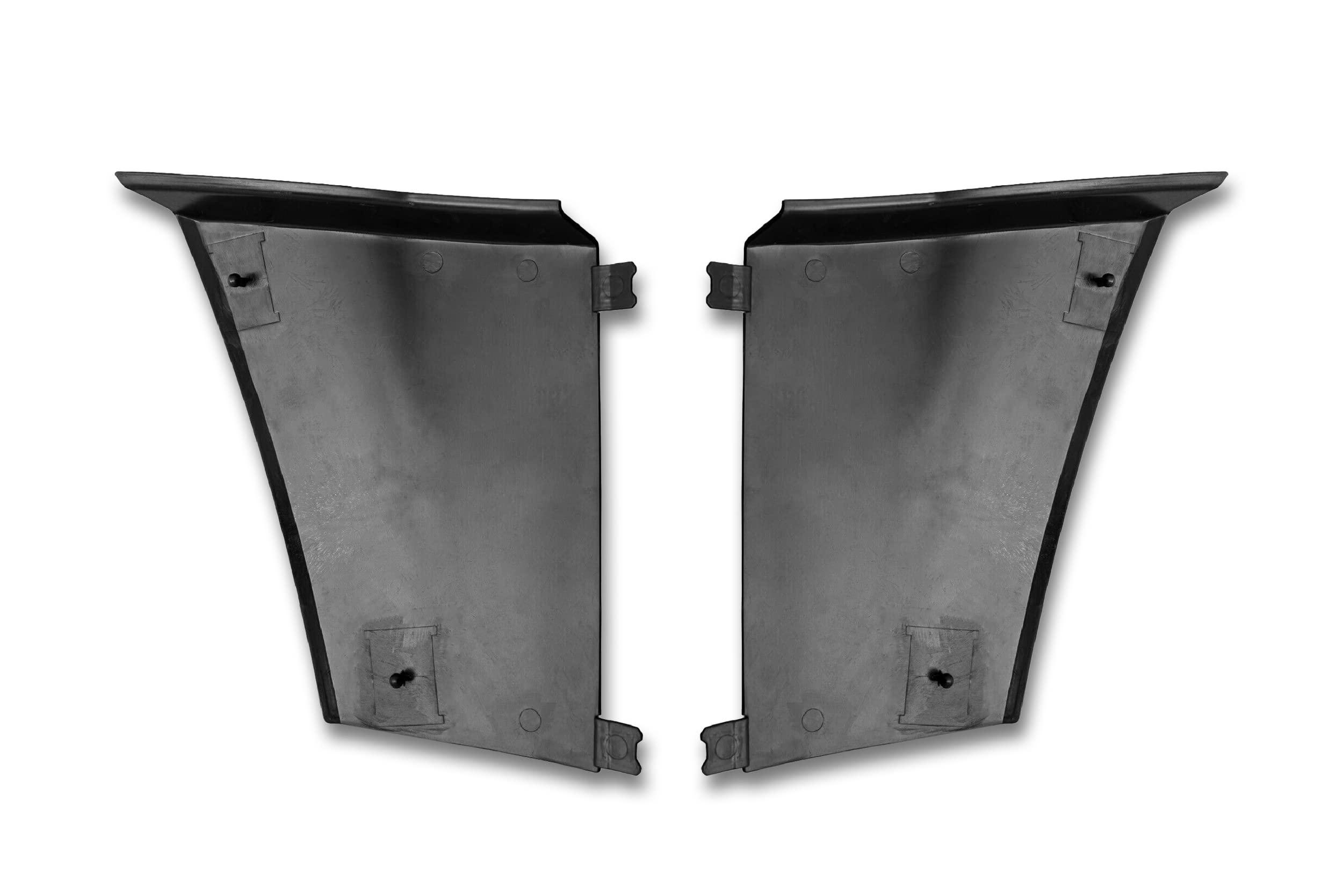 Volvo VNL 2018+ Right & Left Bumper Covers - KOZAK PLASTIC Replacement Parts with Logo Emblem, Stripe & Reflective Vest | Heavy Duty Truck Accessories for Long Haul Safety & Style