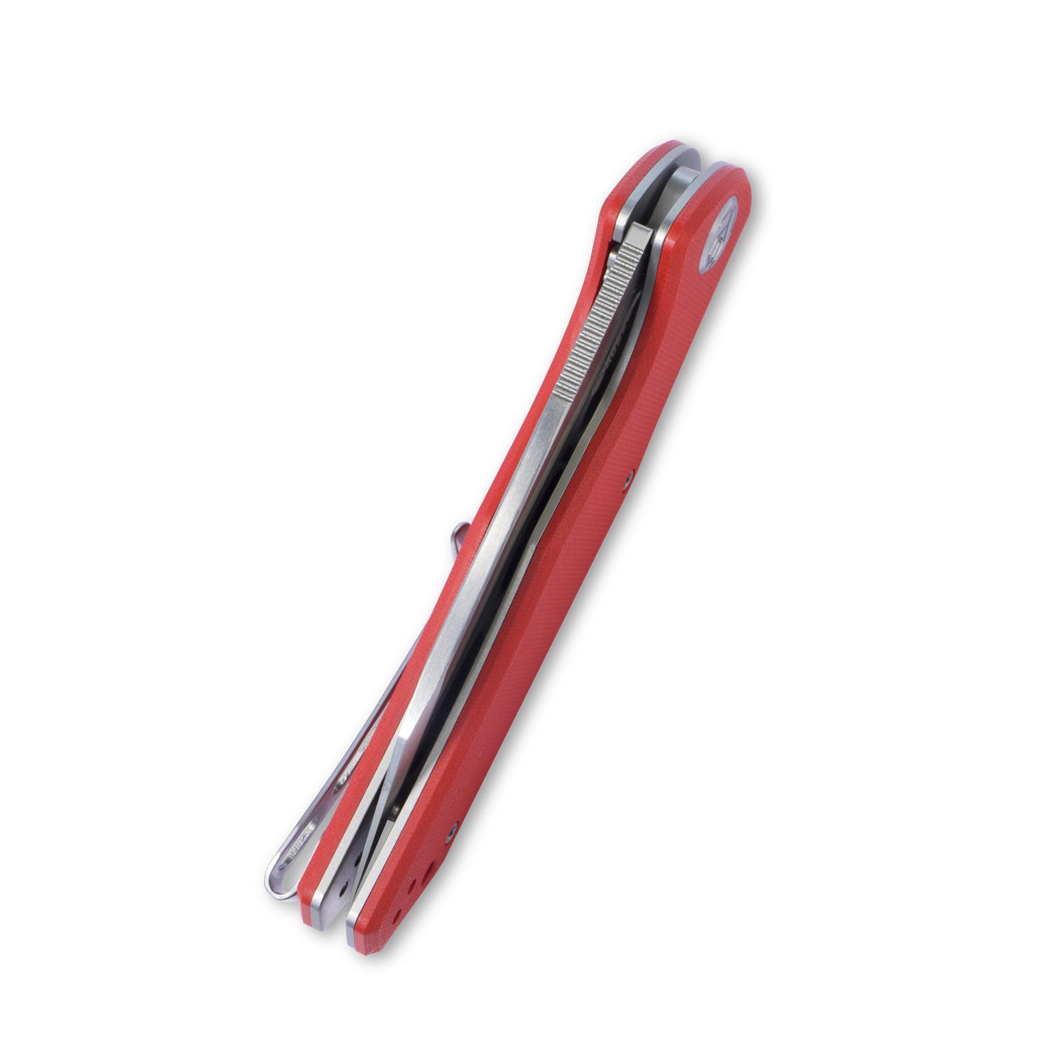 Premium Folding Pocket Knife - D2 Steel Blade, Red G10 Handle, 3.82
