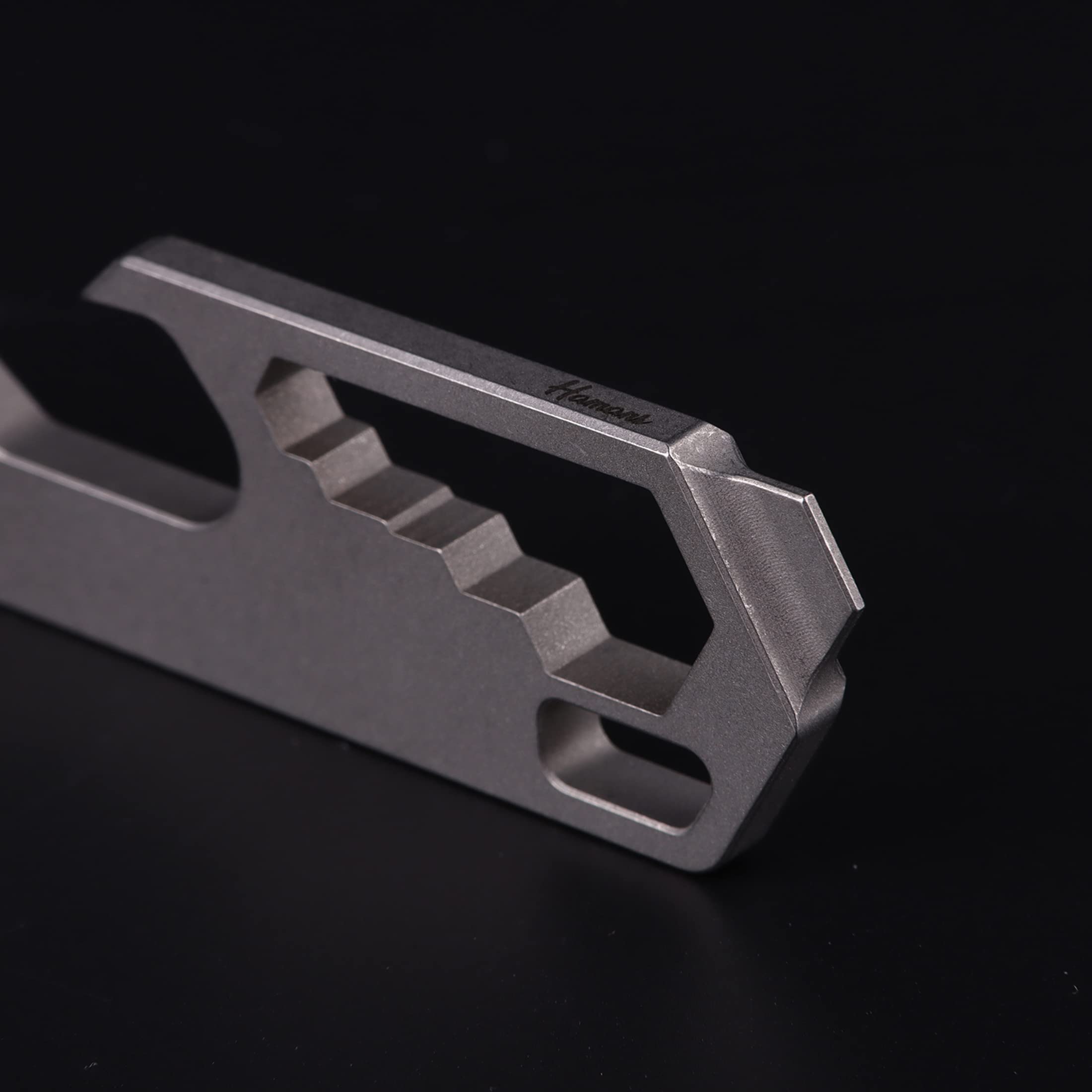 Titanium EDC Pry Bar Tool - Mini Pocket Multitool with Keychain for Outdoor, Survival & Everyday Carry (EDC) | Perfect for Camping, Hiking & DIY Projects