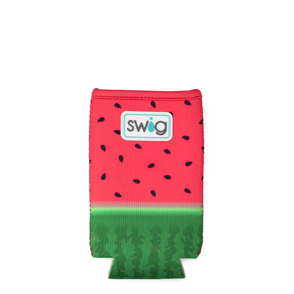 Melon Slice Slim Can Cooler - Insulated Beverage Sleeve for Cans, Perfect for Summer BBQs, Beach Parties & Outdoor Events