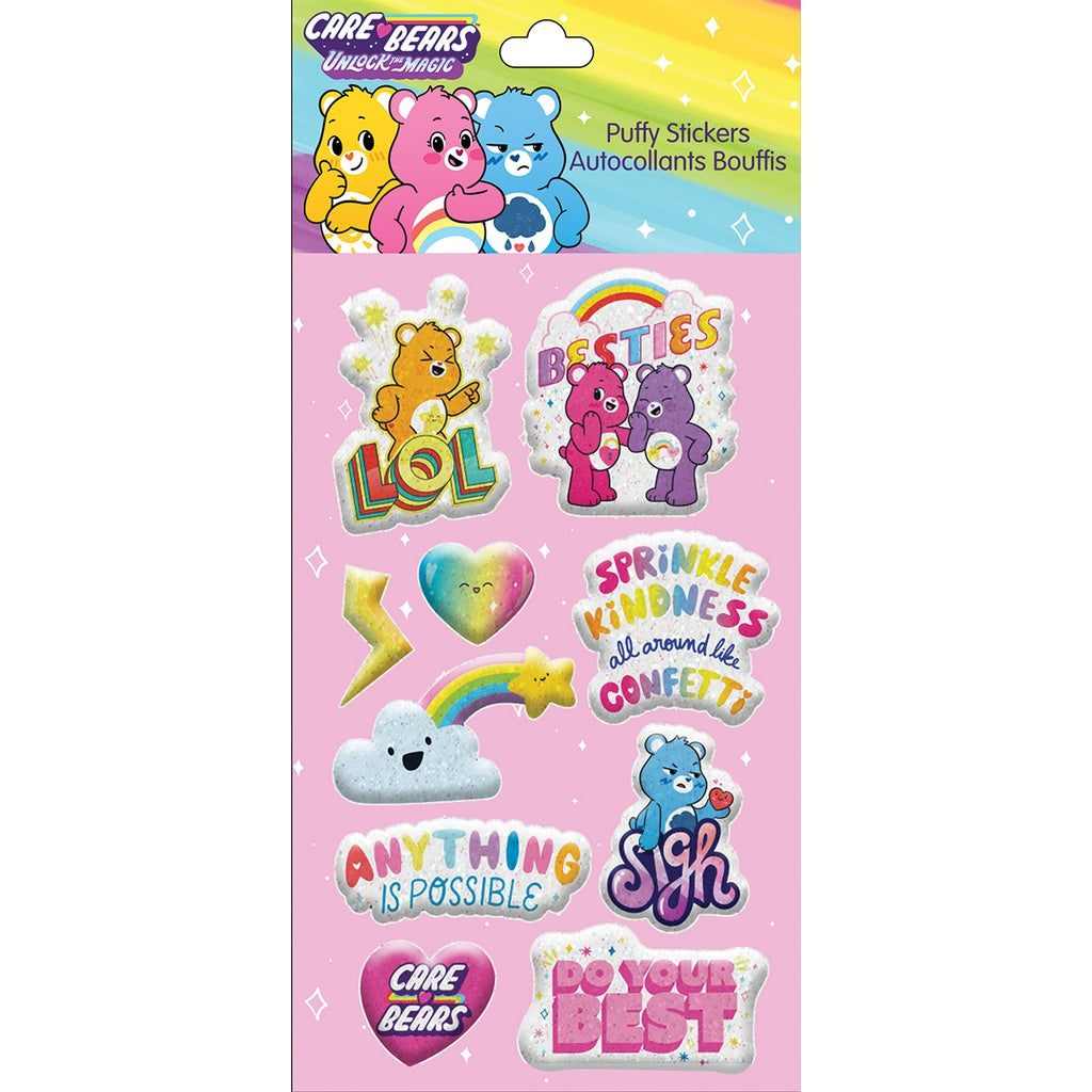 Iscream Puffy Stickers - Fun 3D Puffy Stickers for Kids, DIY Scrapbooking, Journaling, and School Projects - Perfect for Arts and Crafts, Bullet Journals, and Party Favors
