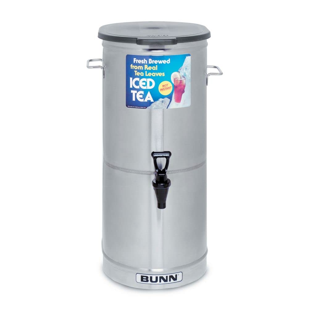 BUNN 34100.0001 TDO-5 Oval 5-Gallon Commercial Iced Tea Dispenser - Perfect for Restaurants, Cafes, and Catering Events