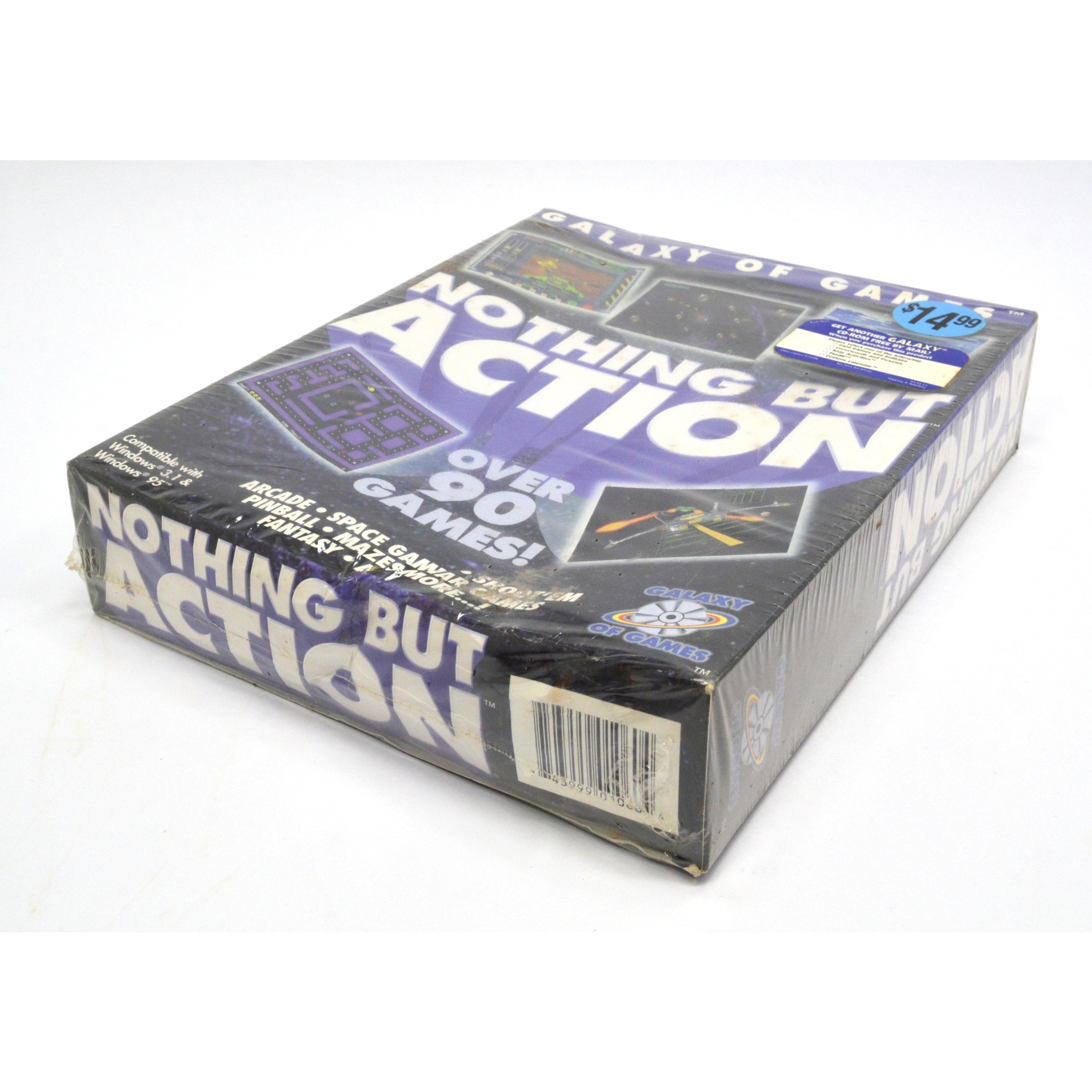 Brand New Sealed GALAXY OF GAMES for Windows 3.1 & 95 - Classic PC Game Collection for Retro Gaming Enthusiasts & Collectors