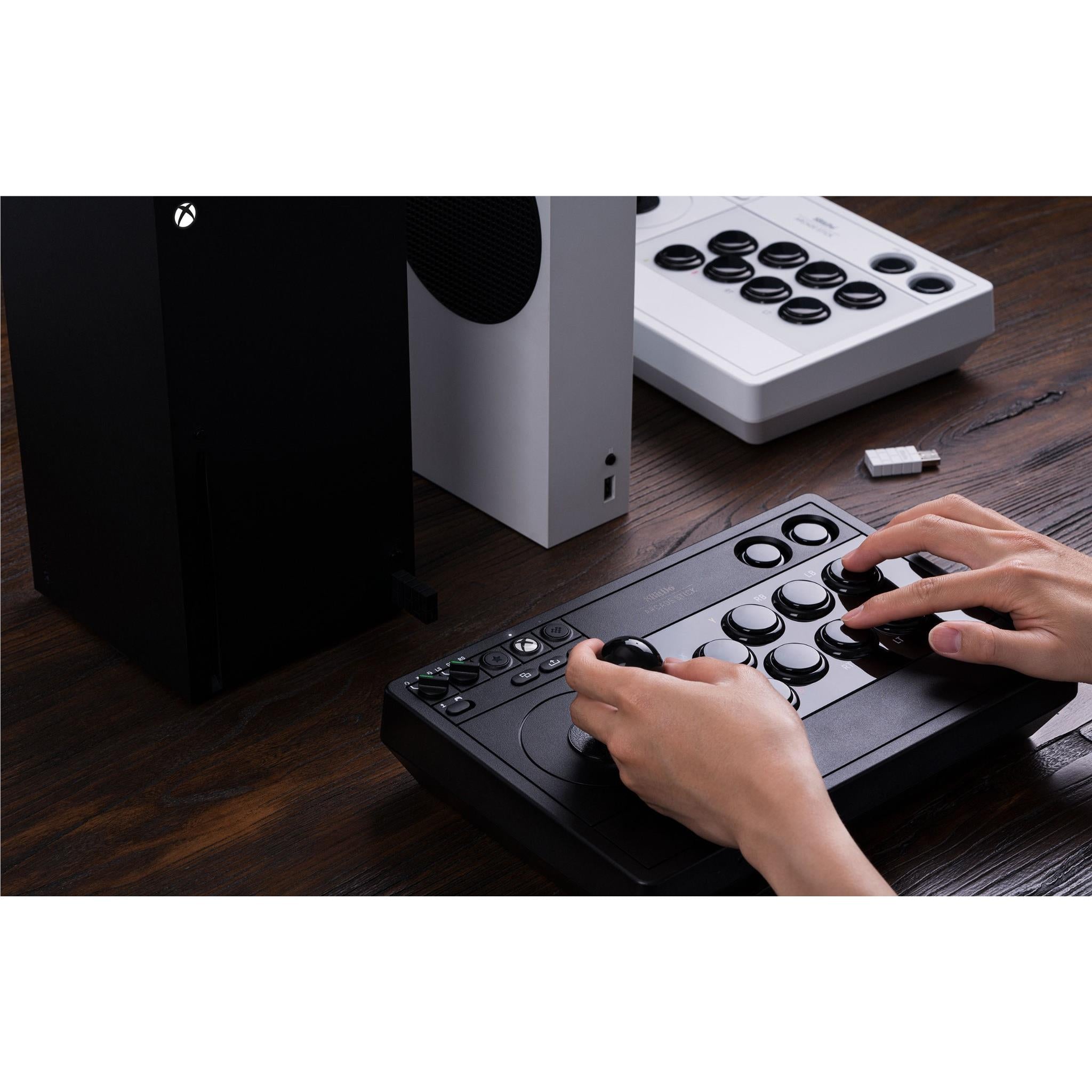 8BitDo XBOX Wireless 2.4G Arcade Stick for Fighting Games - Black Edition | Compatible with Xbox Series X/S, Xbox One & PC | Tournament-Grade Joystick for Street Fighter, Tekken & Retro Gaming