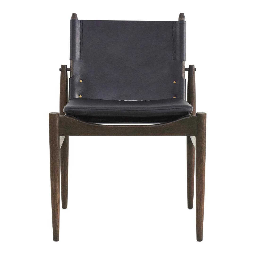 Premium Genuine Leather Dining Chair - Modern & Comfortable for Home, Restaurant, and Office Use - Perfect for Elegant Dining Rooms, Cafes, and Workspaces
