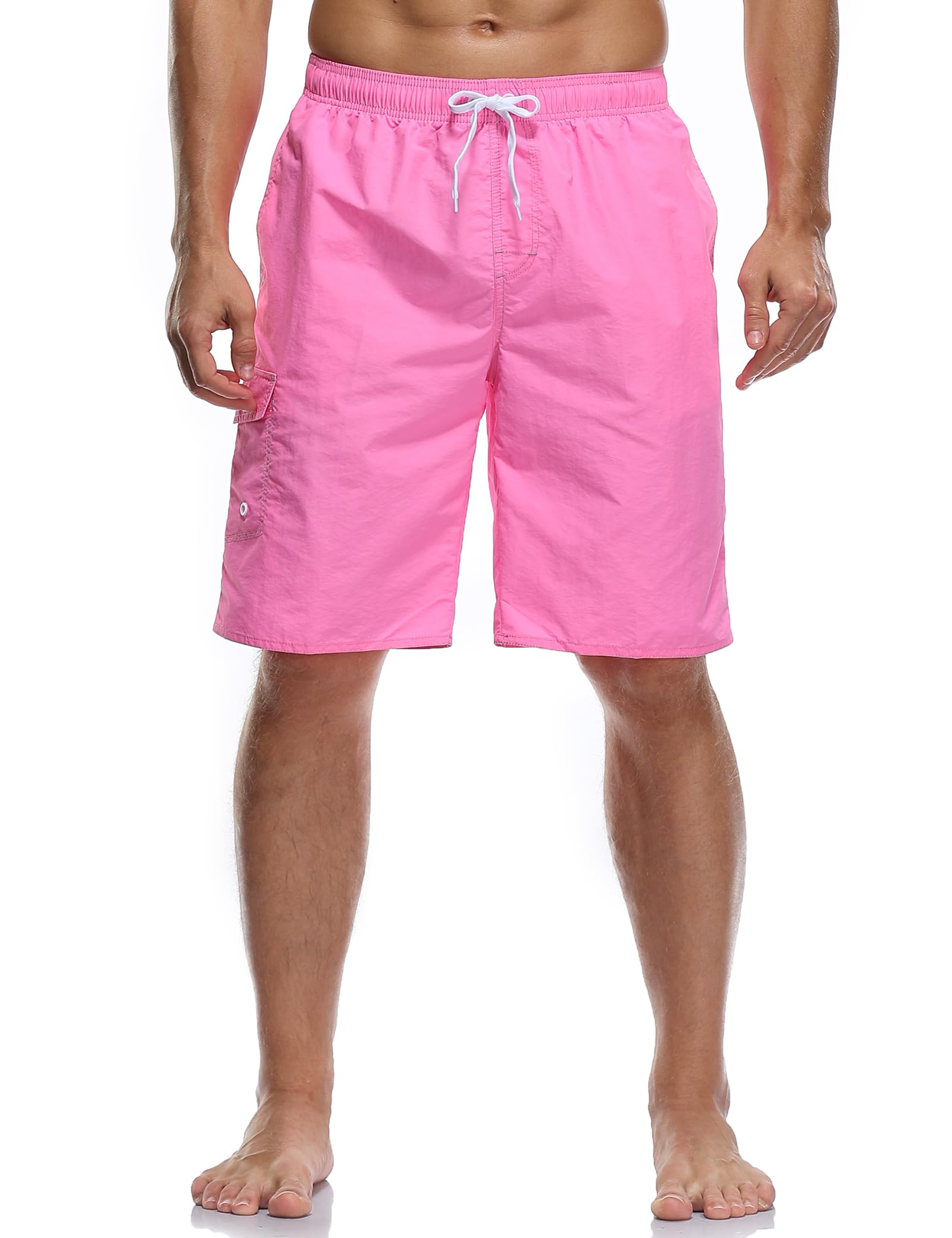 Men's Quick Dry Swim Trunks - Lightweight Board Shorts with UPF 50+ Sun Protection for Swimming, Beach & Water Sports | Perfect for Pool, Surfing & Vacation Wear