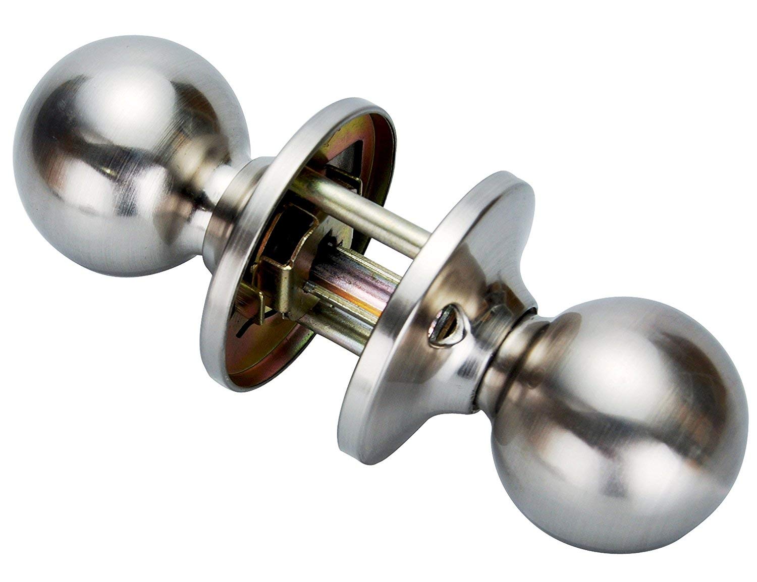 15-Pack Commercial Door & Closet Knob Handle Set - Durable Hardware for Offices, Retail Stores & Home Use