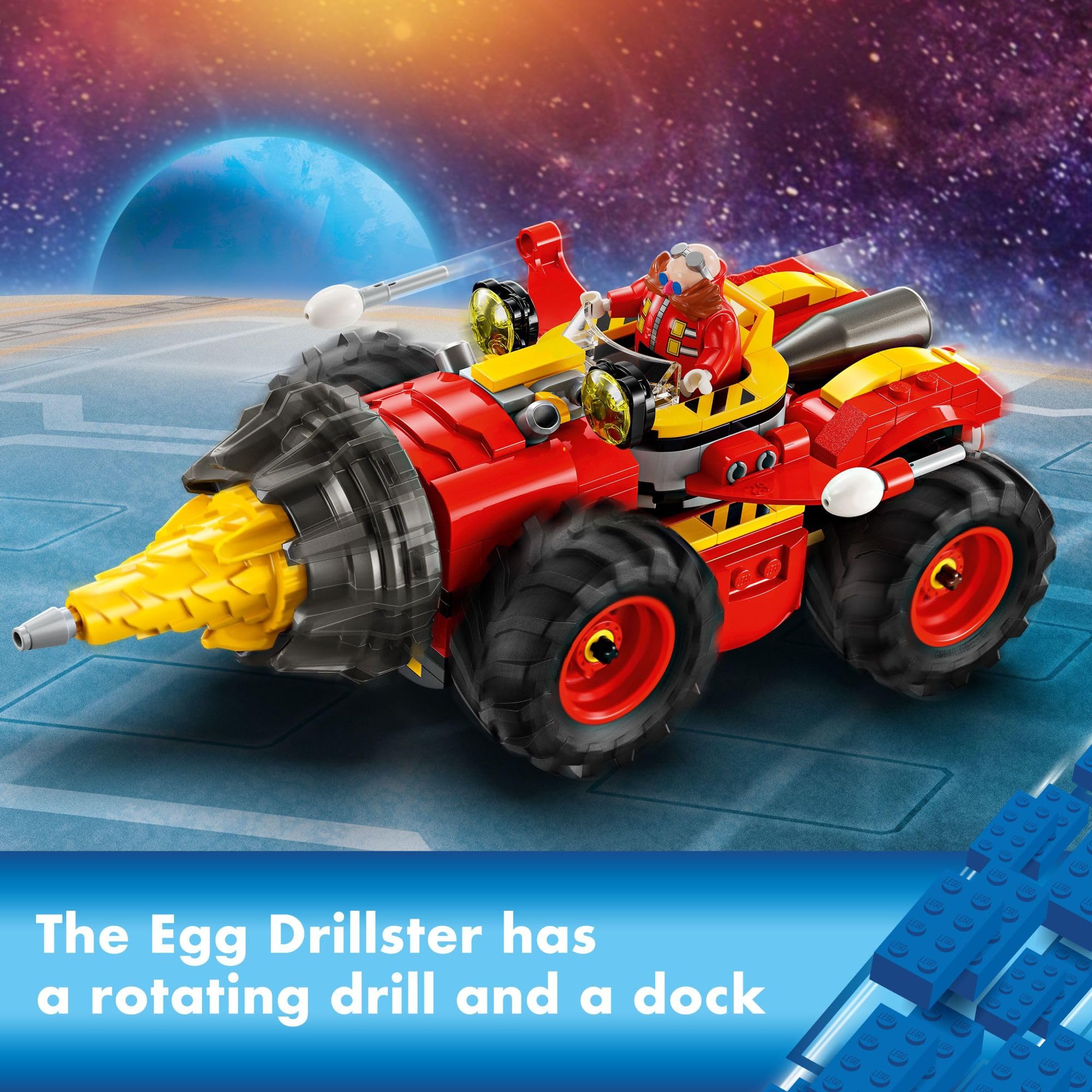 LEGO Sonic The Hedgehog 76999 Building Set - Super Sonic vs. Egg Drillster with Shadow & Dr. Eggman | Creative Construction Toy for Kids Ages 8+ | Perfect for Playtime, Birthday Gifts & Sonic Fans Collection