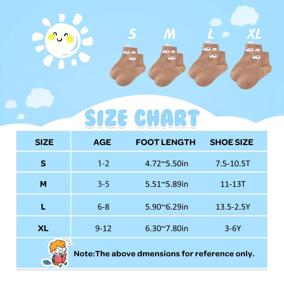Adorable Animal Cat Socks for Toddler Girls - Soft Cotton Ankle & Quarter Crew Socks for Kids - Perfect for Playtime, School & Everyday Wear