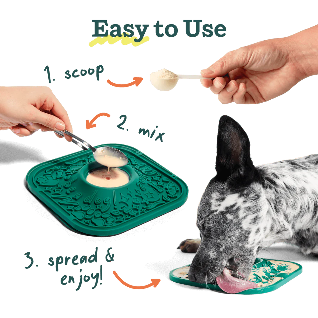 LickMix Bacon & Cheese Flavor Dog Treat | Gelatin Texture LickMat Mix for Dogs – Perfect for Lick Mats, Slow Feeders & Anxiety Relief