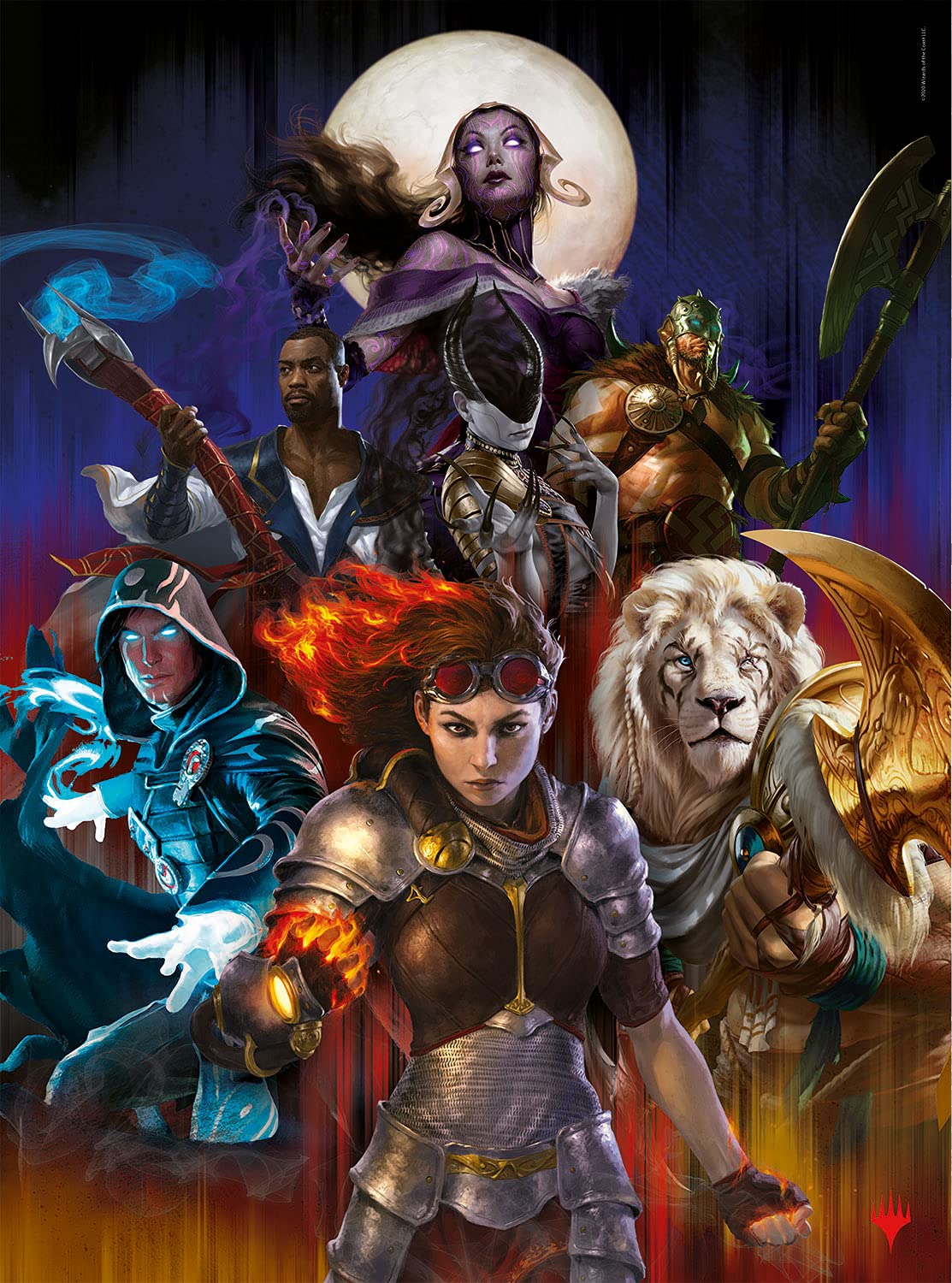 Clementoni 500-Piece Magic The Gathering Jigsaw Puzzle for Adults | Premium Italian-Made Collectible Puzzle | Perfect for Game Lovers & Home Decor