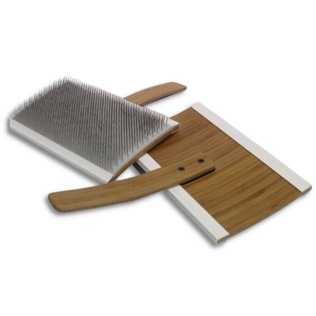 Majacraft Wool Hand Carders - 96 TPI Fine Fiber Processing Tools for Spinning, Felting & Yarn Making | Perfect for Handcrafters & Fiber Artists