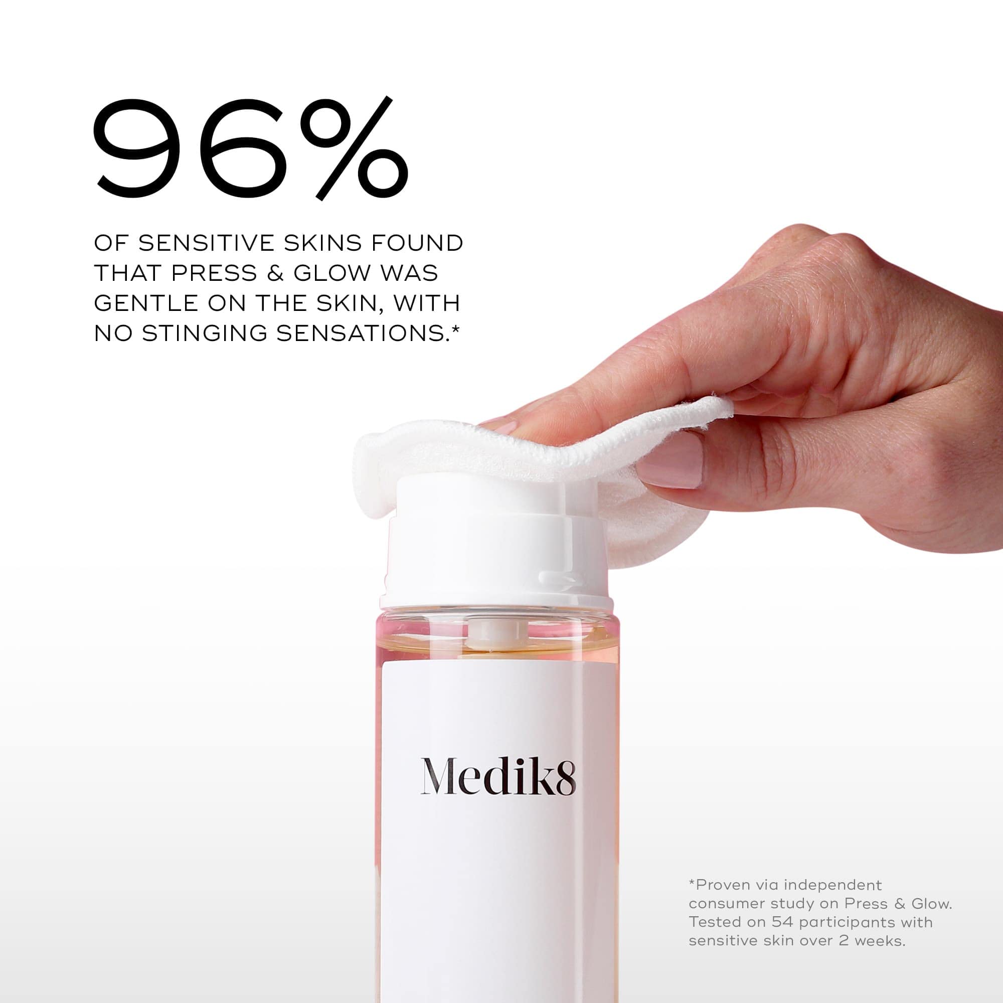 Medik8 Press & Glow Daily Exfoliating Tonic Refill 200ml - Gentle Chemical Peel for Brighter Skin | At-Home Facial Treatment for Glowing Complexion