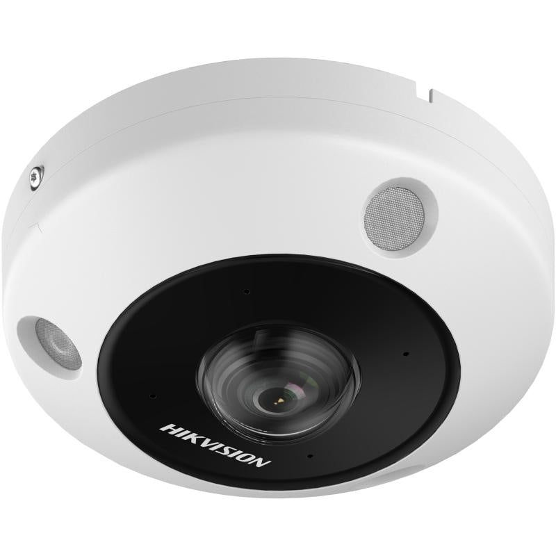 Hikvision DS-2CD6365G1-IVS 6MP Fisheye 360° Outdoor Security Camera with PoE, Built-in Microphone & Speaker, SD Card Slot - Ideal for Home & Business Surveillance