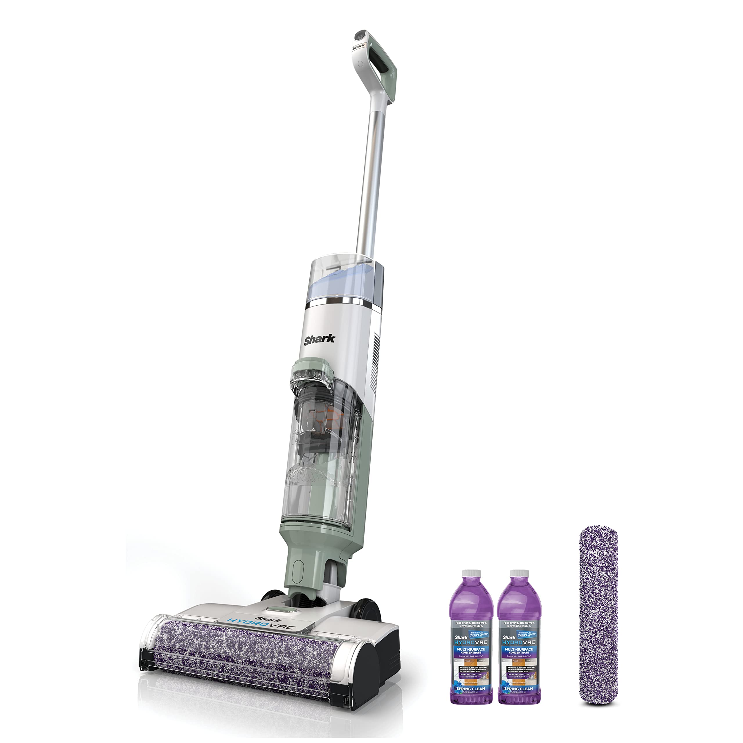 Shark AW302 HydroVac Cordless Pro XL 3-in-1 Wet Dry Vacuum Cleaner | Light Green | Large Capacity | Renewed | Perfect for Hardwood Floors, Carpets & Pet Hair Cleaning