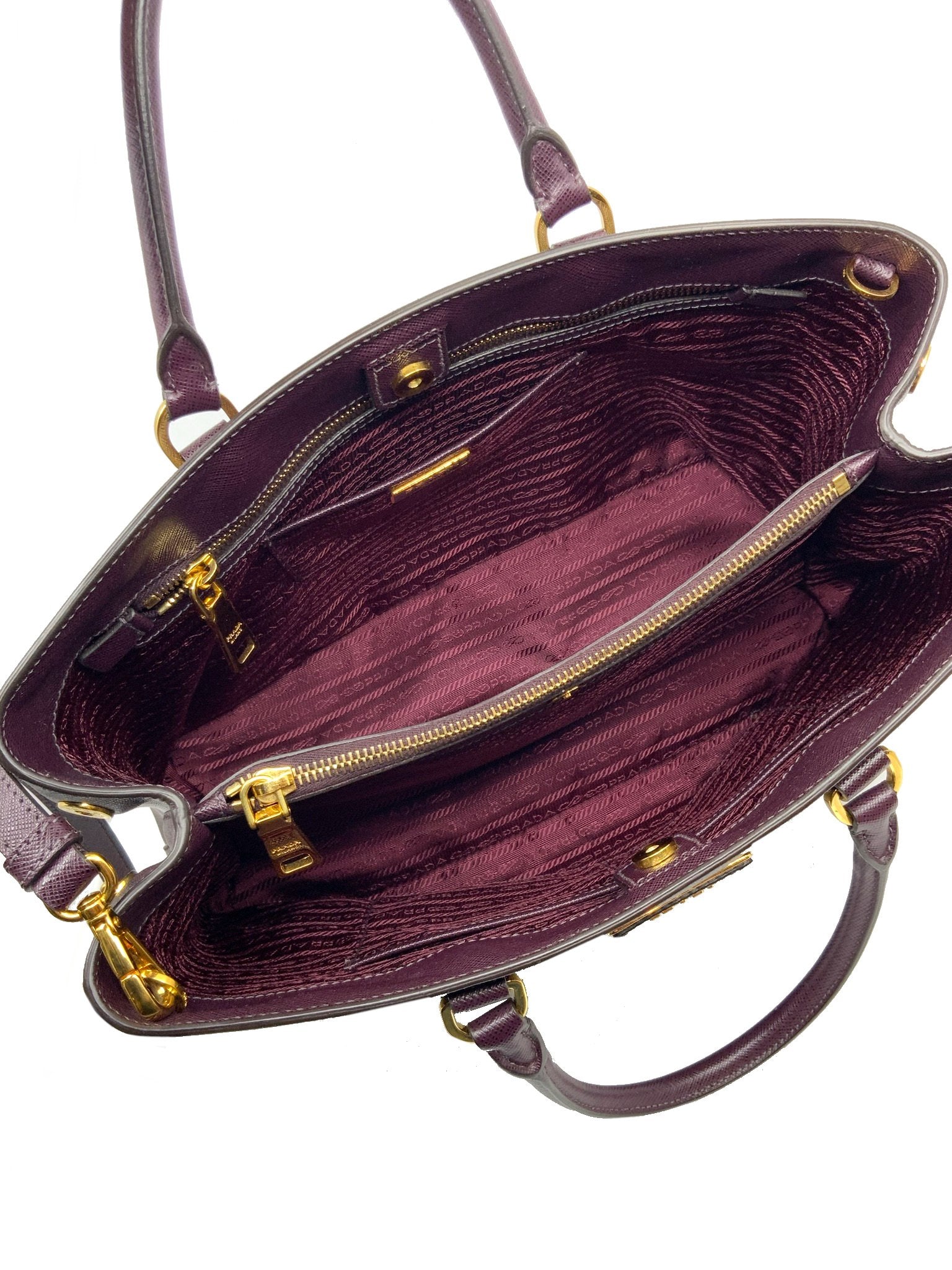 Prada Saffiano Leather Small Tote Bag for Women | Luxurious Designer Handbag for Work, Travel & Everyday Use
